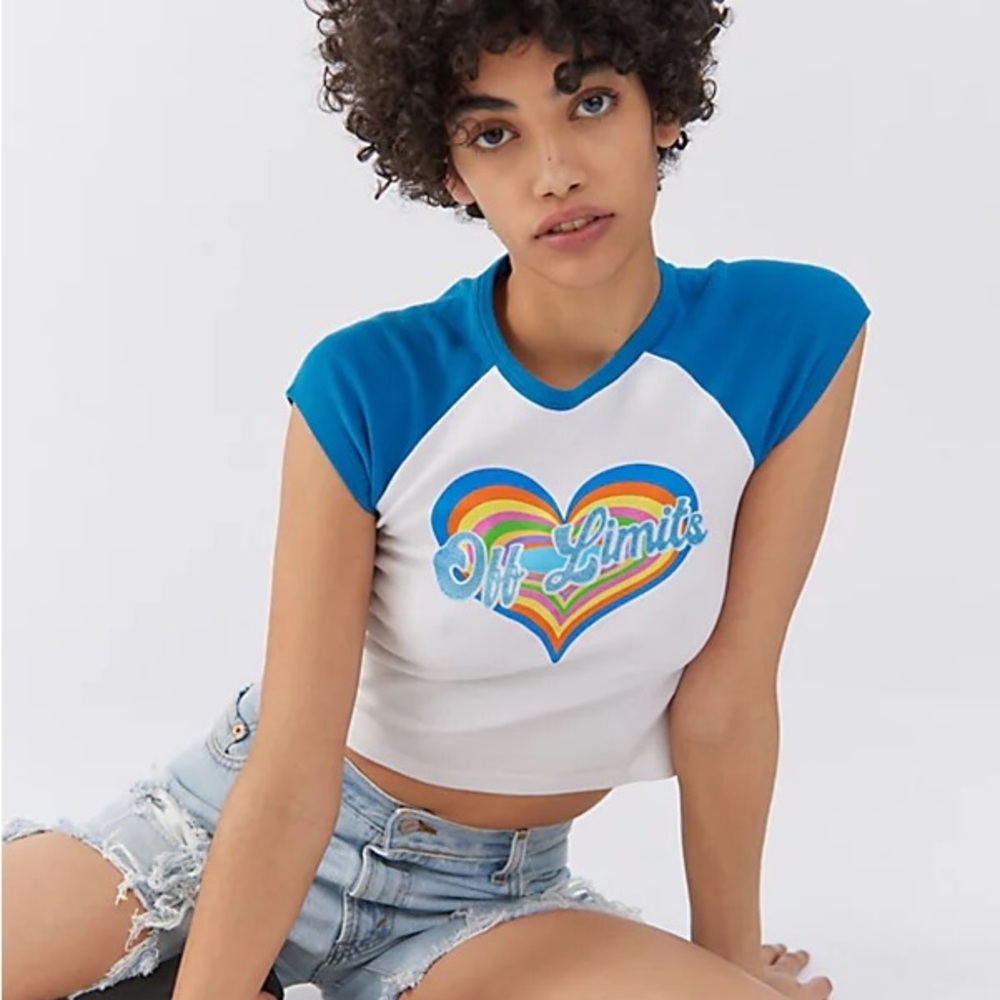 Urban Outfitters “Off Limits” Raglan Baby Tee